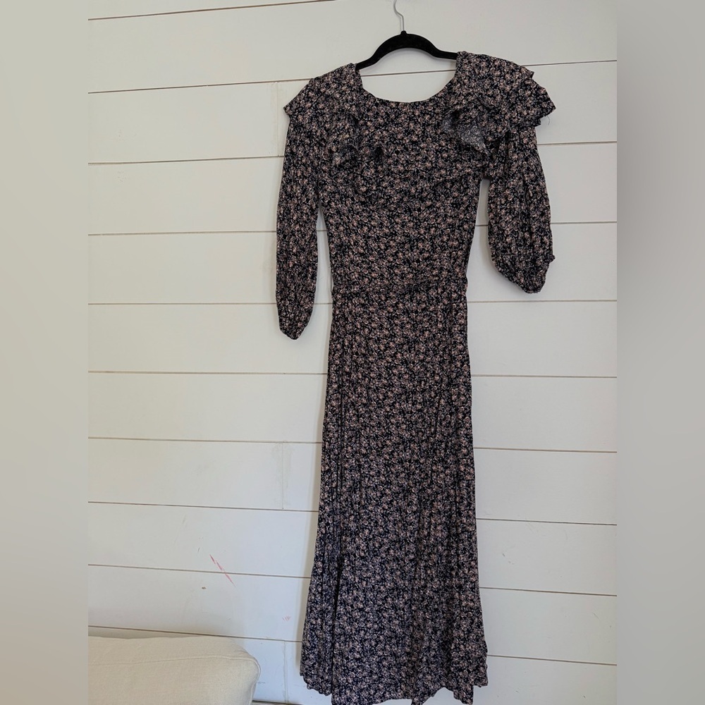 FREE PEOPLE Float on sunbeam midi dress. Size S. Retail $168 - Picture 14 of 14